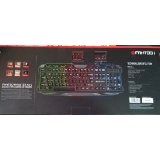 Fantech Hunter K10 USB LED Lighting Metal USB Gaming Keyboard